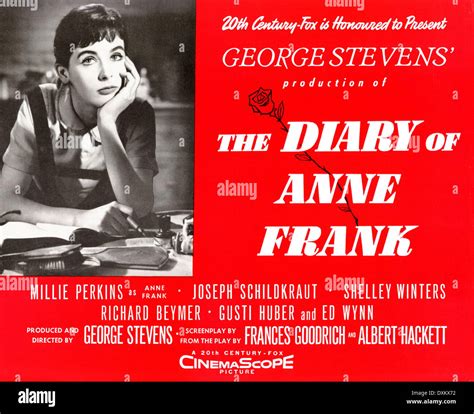 The Diary Of Anne Frank 1959 Banque De Photographies Et Dimages à