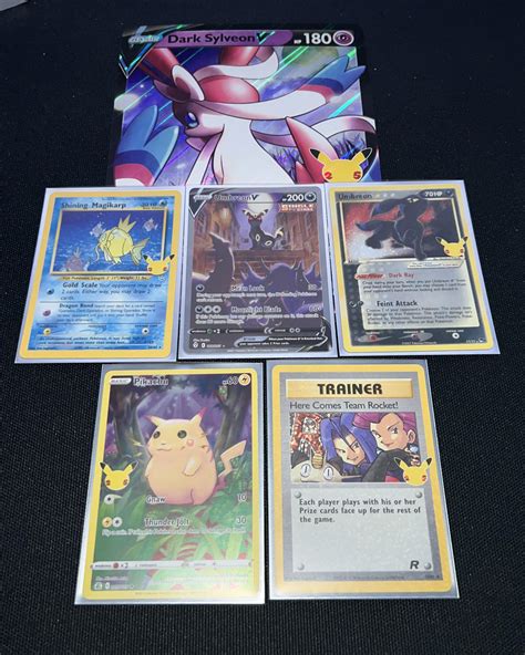 My Pulls From A Dark Sylveon Celebrations Box R PokemonTCG