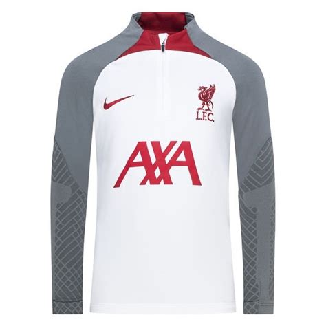 Liverpool Treningsgenser Dri Fit Strike Drill Hvit Gr R D Barn