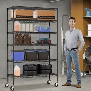 7-Tier NSF Certified Wire Shelving Unit | Heavy Duty Adjustable Garage ...