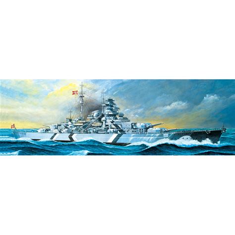 Academy 14109 German Battleship Bismarck Plastic Kit 1350 Scale