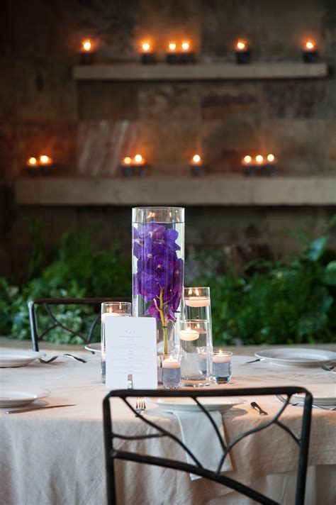 Submerged Orchid Centerpieces