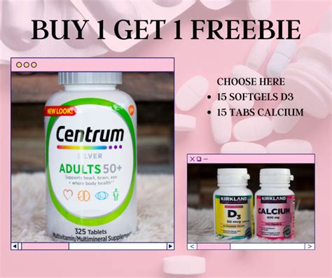 Centrum Silver Adults 50 Multivitamin 325 Tablets Lazada Ph