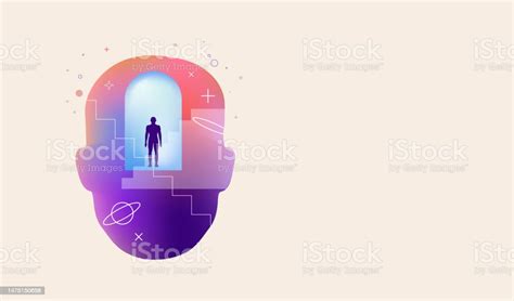 Psychology Dream Mental Health Concept Illustration Brain Neuroscience