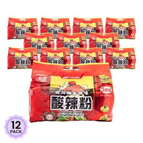 Get Baijia Instant Vermicelli Hot And Sour Flavor Pk G Pack Delivered Weee Asian Market
