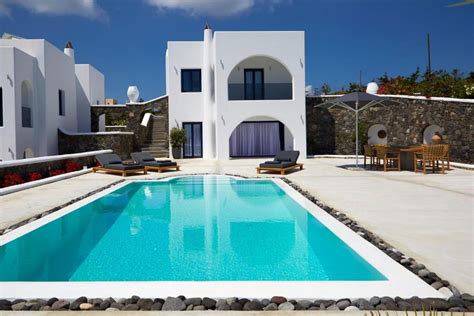 Lovely Santorini Villa 3 Bedrooms Villa Petra Private Pool And Outdoor