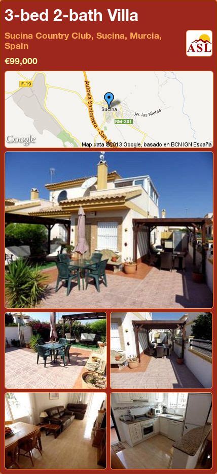 Villa For Sale In Sucina Country Club Sucina Murcia Spain With 3