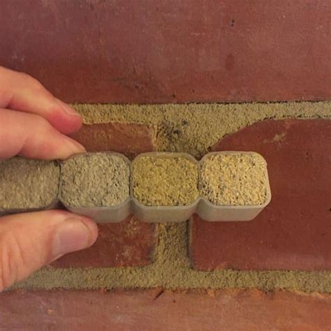 Image shows colour matching pointing mortar - Steadfast