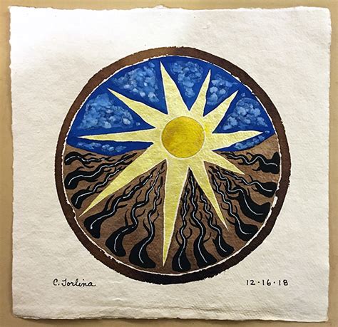 Winter Solstice Mandalas Light And Dark Nourishment Creativity For