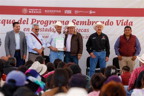 Reciben Zacatecanos 45 Mdp Del Programa Sembrando Vida Para Atacar La