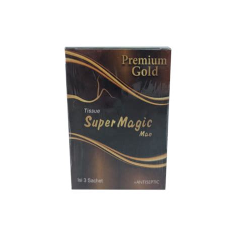 Tissue Super Magic Man Premium Gold Pieces Kegunaan Efek Samping