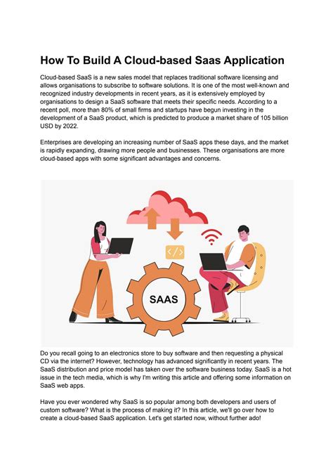 How To Build A Cloud Based Saas Application By Stephenie Peterson Issuu