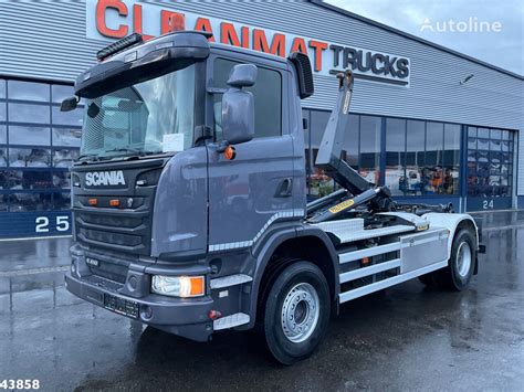 Ciężarówka hakowiec Scania G 410 Euro 6 Retarder Palfinger 15 Ton