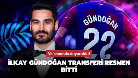 Ve sonunda duyuruldu İlkay Gündoğan transferi resmen bitti