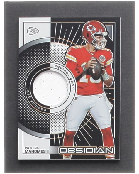 Patrick Mahomes Ii Panini Obsidian Equinox Gear Electric Etch