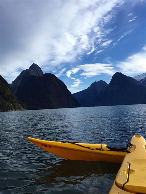 Kayaking in Milford Sound. Photo by Kelsey Pedersen Milford Sound ...