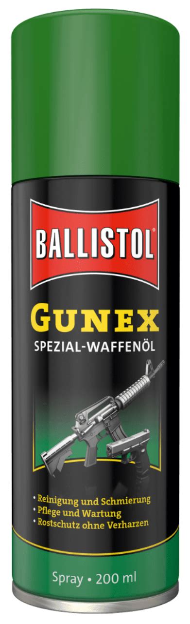 Ballistol Gunex Spezial Waffenöl Spray 200 Ml