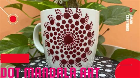 Easy Dot Mandala Mug Painting How To Paint Dot Mandalas On Coffee Mug