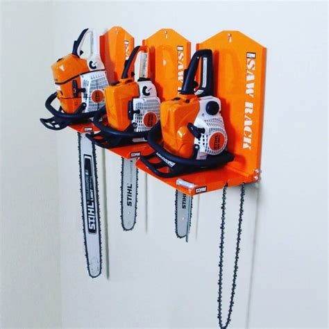 13 Chainsaw Storage Ideas Tips And Tricks Hanging Shelves