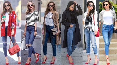 Estilo Impecable Ideas Para Combinar Tacones Rojos Con Tu Ropa