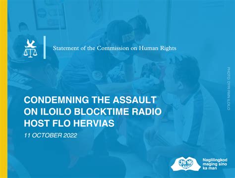 Statement Of The Commission On Human Rights Condemning The Assault On