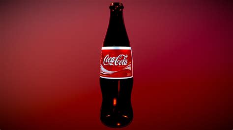 Me sorprendió Alentar frijoles coca cola bottle 3d model hablar ...