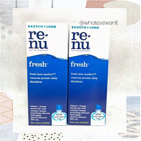 Jual Cairan Softlens Renu Fresh Multi Purpose Solution By Bausch Lomb