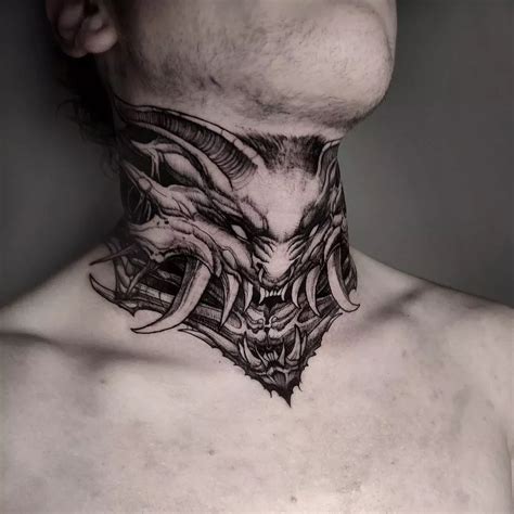 35 of the most glorious neck tattoos! - Body Artifact | Front neck ...