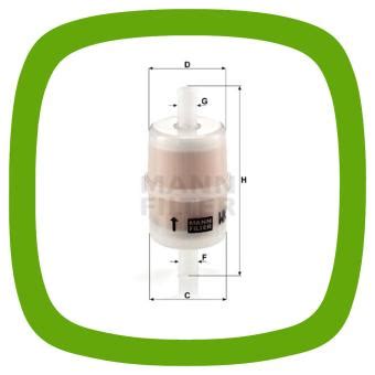 CHP spare parts online! | Fuel filter MANN WK 32/7 | ONERGYS.de