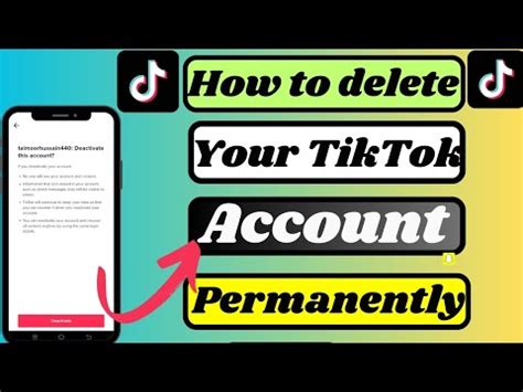 How To Delete Tiktok Account Permanently Temporarily Youtube