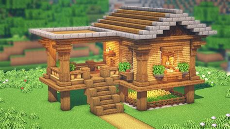 Minecraft Survival Haus Bauen Tutorial 1 19 Starter Haus Bauen In