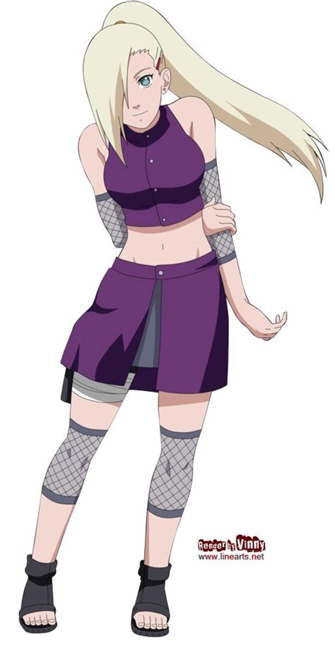 Yamanaka Ino Render By X Vinny X On Deviantart Naruto Naruto