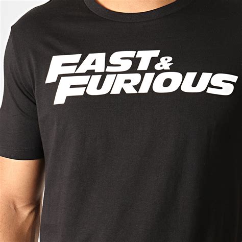 Fast And Furious Tee Shirt Fast And Furious Noir