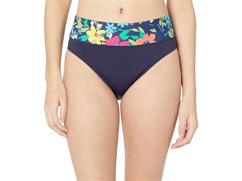 Nautica Women S High Rise Core Transformable Wide Waist Band Bikini