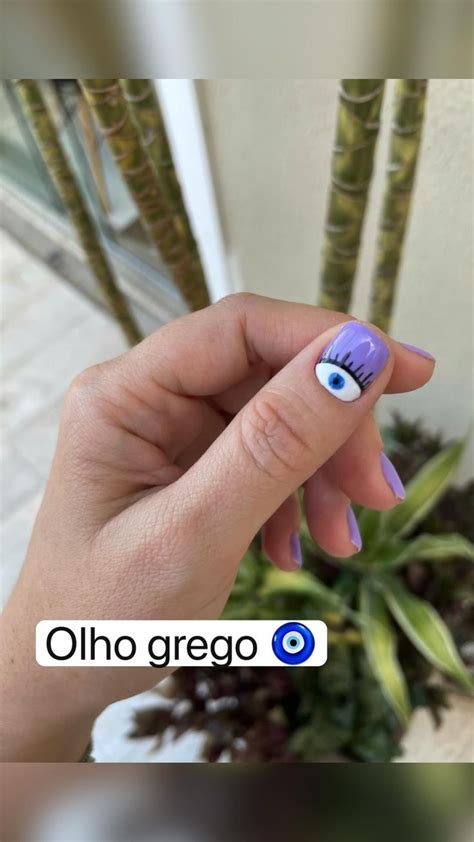 Olho Grego Olho Grego Unhas Decoradas Unha