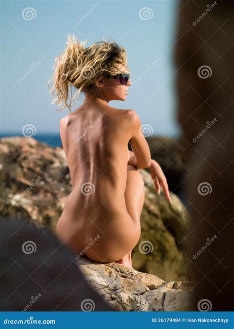 Nude Woman On The Sea Stock Photo Image Of Bare Ocean