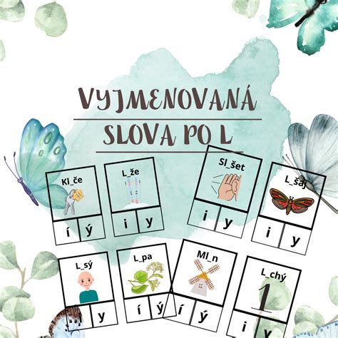 Materi L Vyjmenovan Slova Po L