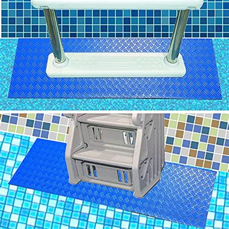 SKARUMMER Tapis d échelle de piscine Tapis de protection pour échelle