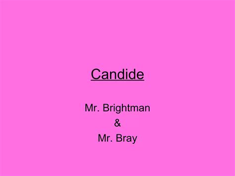 Candide Background Info Ppt