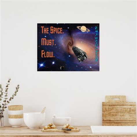 The Spice Must Flow Poster Zazzle