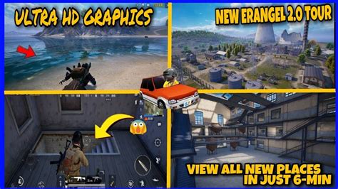 Pubg Mobile Erangel Ultra Hd Graphics Tour All New Location S