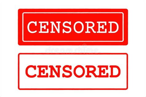 Censored Stamp Isolated On White Stock Vector Illustration Of Shape Erotic 35573194