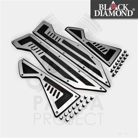 Jual Karpet Bordes Pijakan Kaki Yamaha Nmax 155 Old BLACK DIAMOND Best