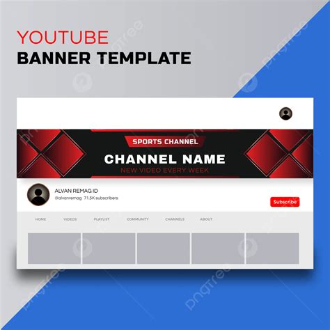 Dise O De Plantilla De Banner De Youtube Abstracto Vol Vector