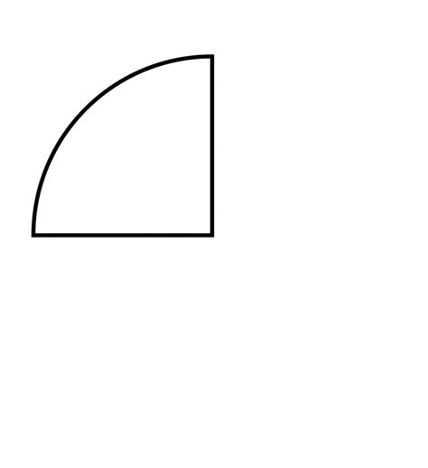 quarter circle clip art