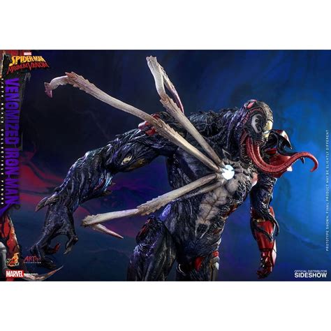 Hot Toys Venomized Iron Man Marvel S Spider Man Maximum Venom Figurine Artist Collection