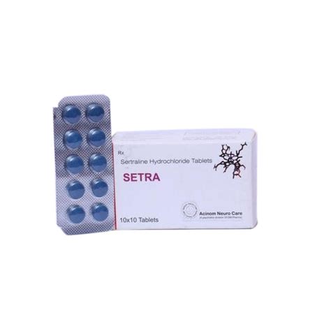 Sertraline Mg Tablets Packaging Type Box For Hospital At