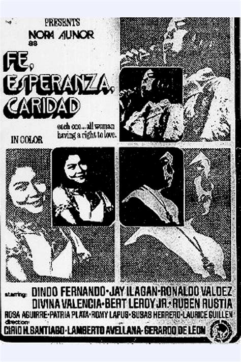 Reparto De Fe Esperanza Caridad Película 1974 Dirigida Por Cirio H