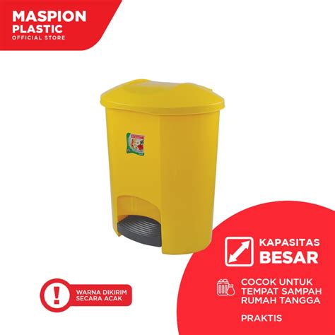 Jual Ok Tong Sampah Tempat Sampah Maspion Pedal Pail Elite Kapasitas