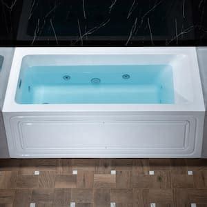 Reviews for WOODBRIDGE 60 in. x 32 in. Whirlpool and Heated Bathtub ...